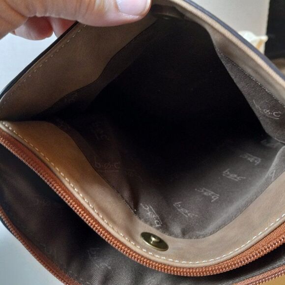 boc Born Concept Paisley Vinyl Crossbody Zipper Top bag Cottagecore Granny Chic - Picture 8 of 9